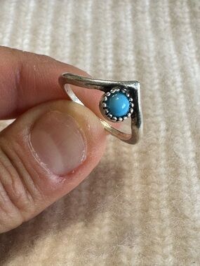 Turquoise summer toe  ring